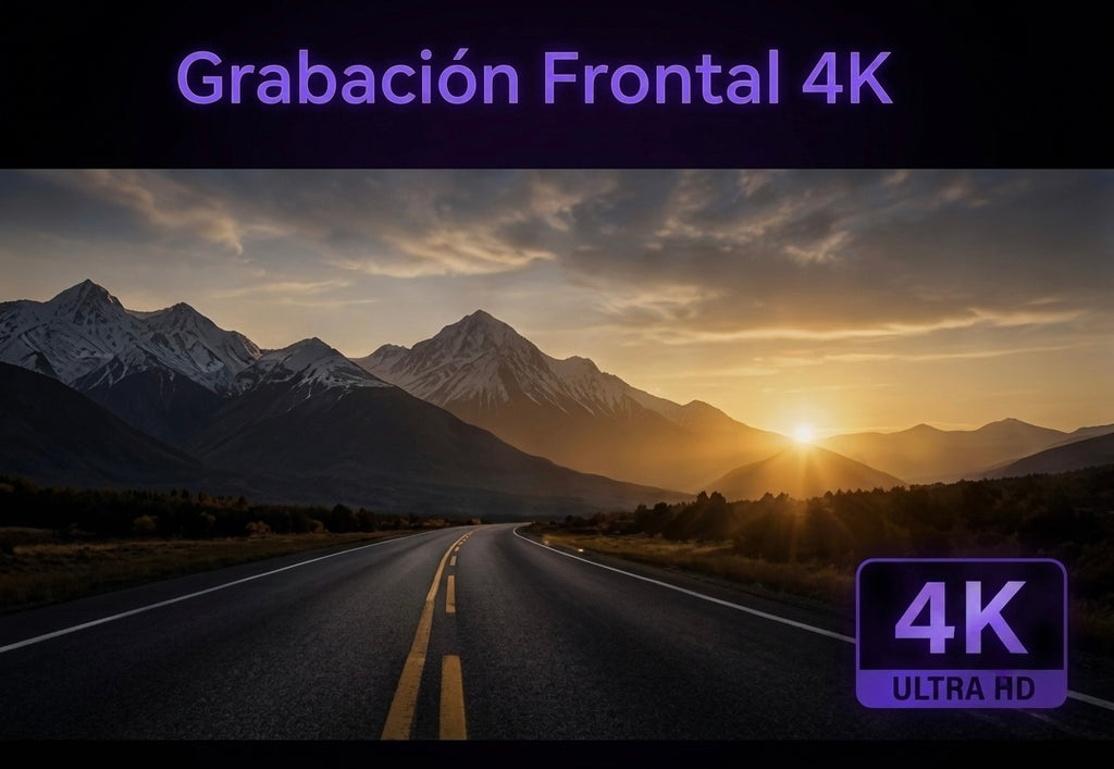 Cámara Dash Cam 4K Premium con WiFi y GPS