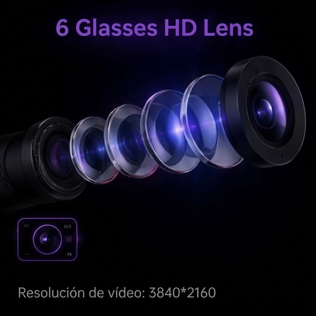 Cámara Dash Cam 4K Premium con WiFi y GPS