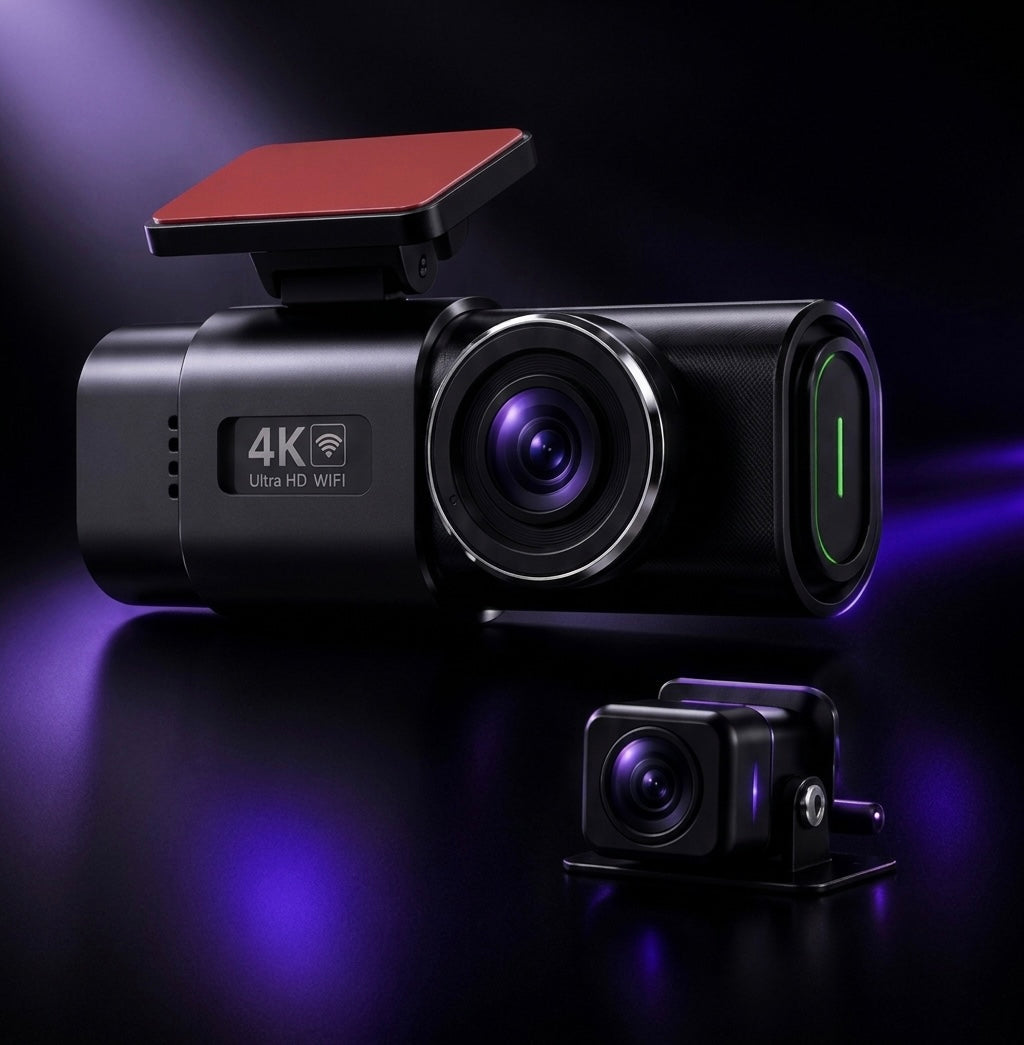 Cámara Dash Cam 4K Premium con WiFi y GPS